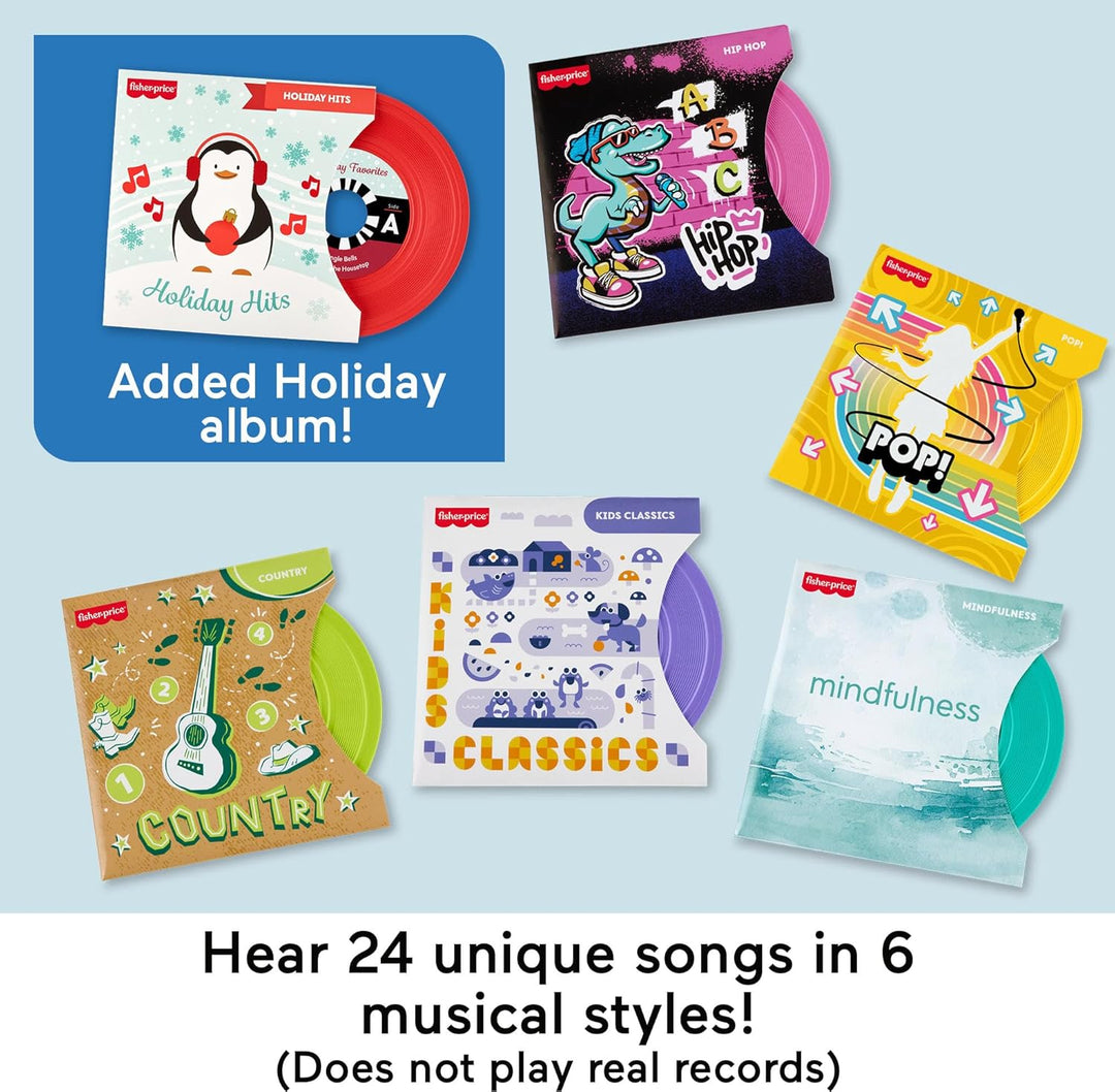 Fisher-Price Juguete musical de lujo Rockin Record Player