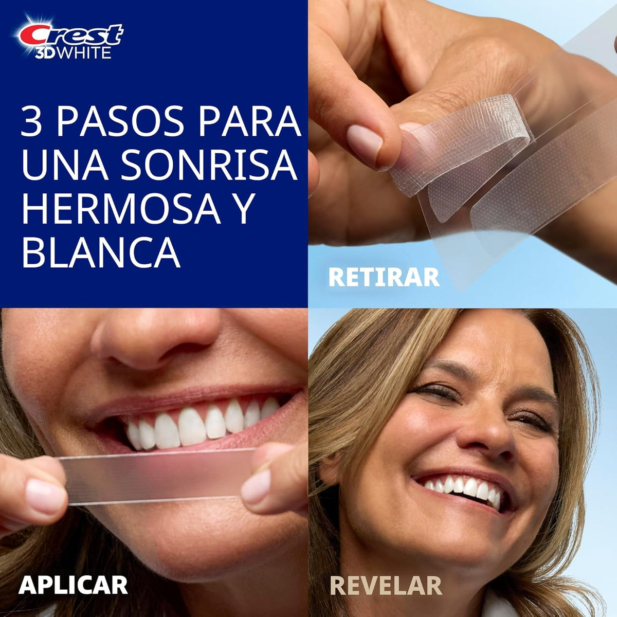 Kit de blanqueamiento dental Crest 3D Whitestrips Age Renewal \u201...