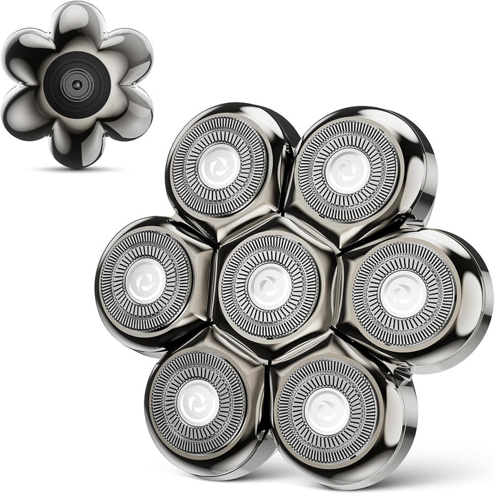 7 cuchillas flotantes de cabezal de afeitado de repuesto