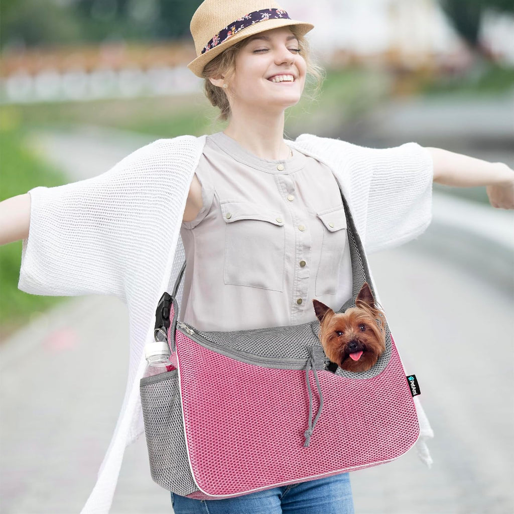 PetAmi - Transportador para perros pequeños, manos libres, color rosa