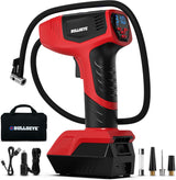 BULLSEYE PRO - Inflador de neumáticos con manómetro, compacto y por...