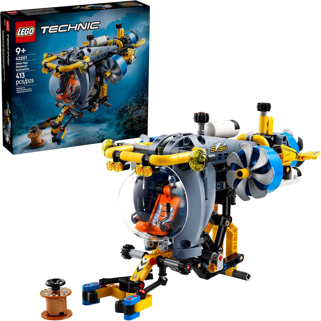 LEGO Technic Submarino de Investigación de Aguas Profundas - Juguete de Construcción para Niños, Niños y Niñas, a Partir de 9 Años - Idea de Regalo Creativa y Única para Cumpleaños - Hélices Movibles