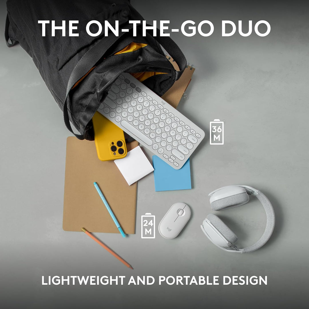 Logitech Pebble 2 Combo para Mac, teclado y mouse inalámbricos, del...