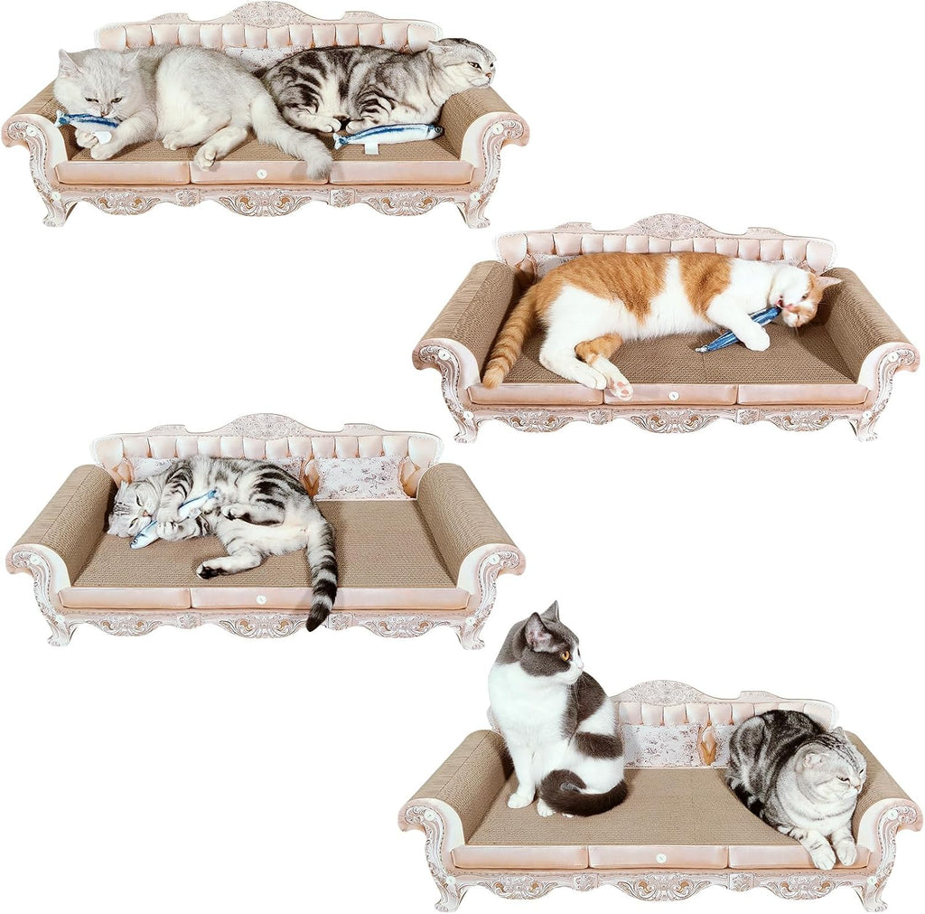 Sofá rascador para gatos extra grande de 31.5 pulgadas