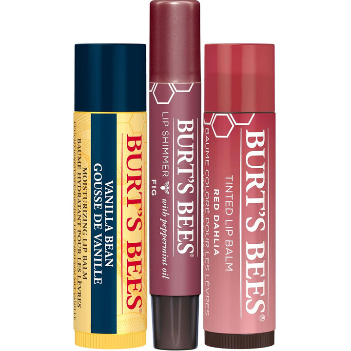 Burt's Bees Regalo de beso de muérdago - Rojo (grano de vainilla)