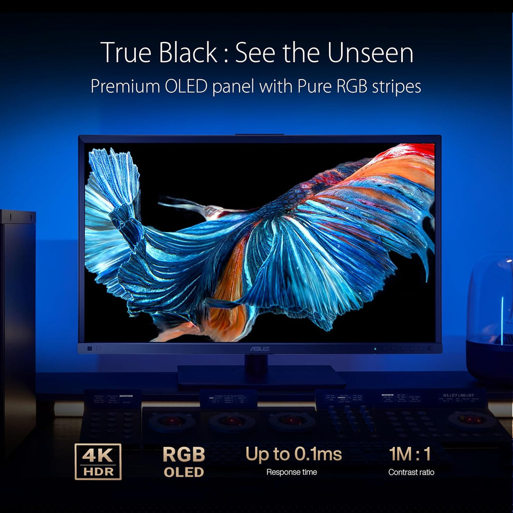 ASUS ProArt Display 27\u201D4K HDR RGB OLED Monitor Profesional (PA...