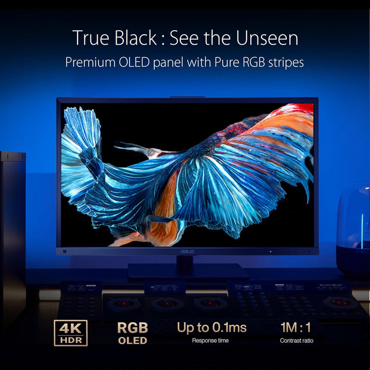 ASUS ProArt Display 27\u201D4K HDR RGB OLED Monitor Profesional (PA...