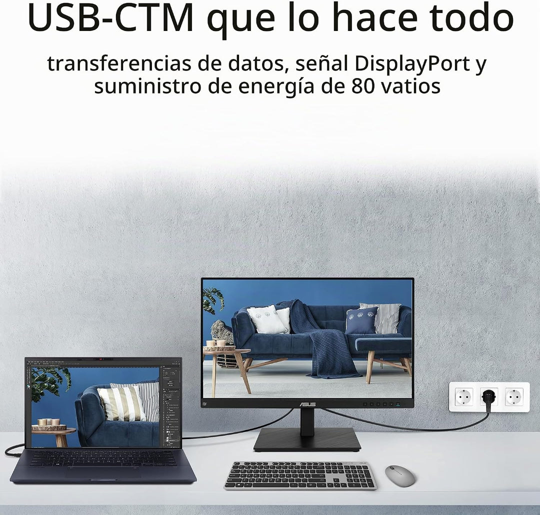 ASUS Monitor multitáctil 1080P de 24 pulgadas (BE24ECSBT) - Full HD...
