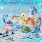 Reallnaive - Kit de pintura de cerámica de animales marinos para niños y