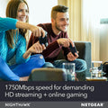 NETGEAR Router Wi-Fi Inteligente Nighthawk, R6700 AC1750
