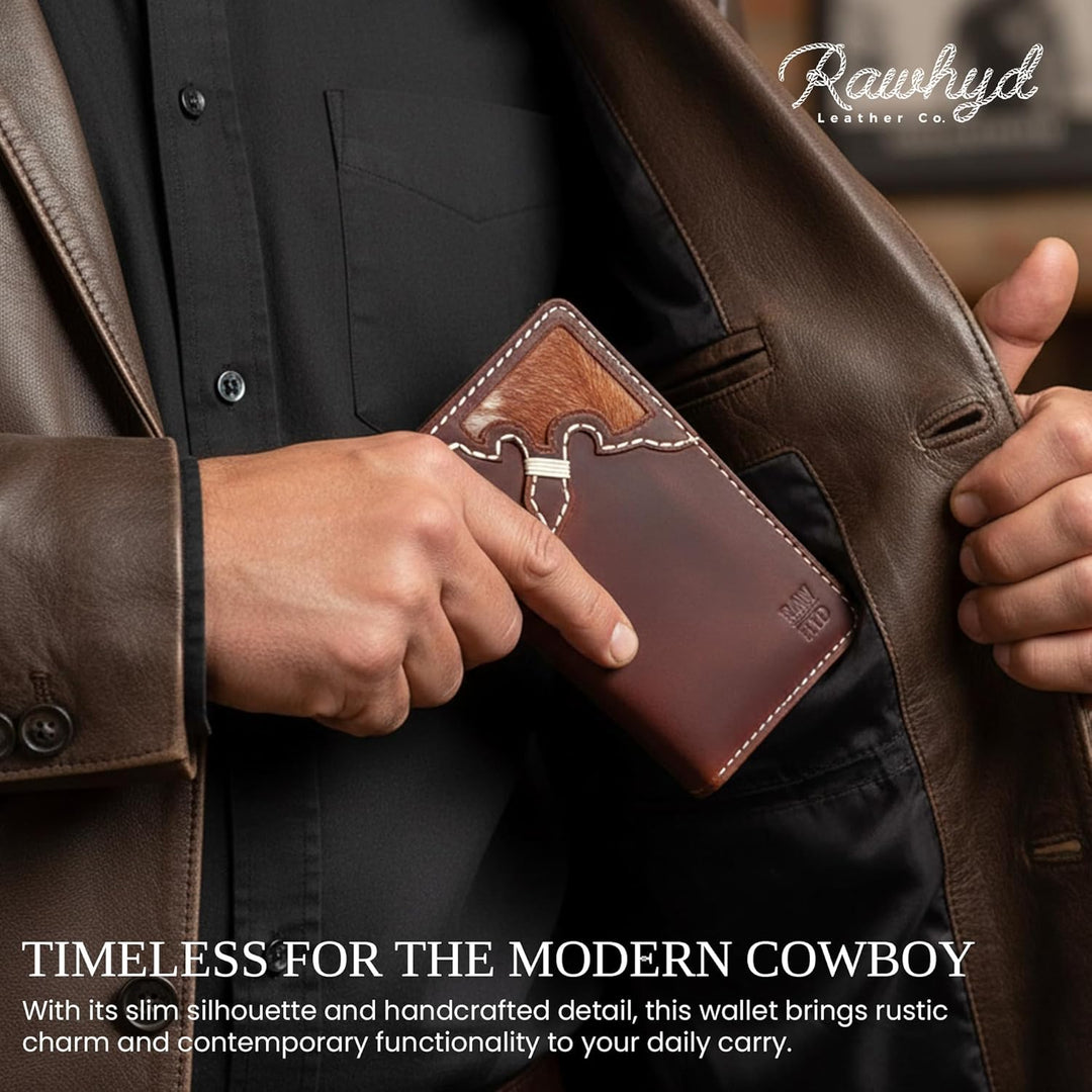RAW HYD Cartera larga para hombre \u2013 Cartera de vaquero de rode...