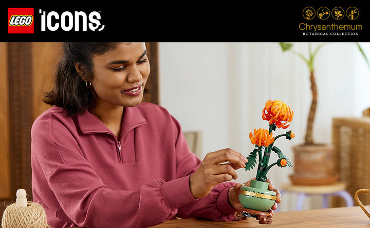 LEGO Botanicals - Juego de construcción de crisantemo para
