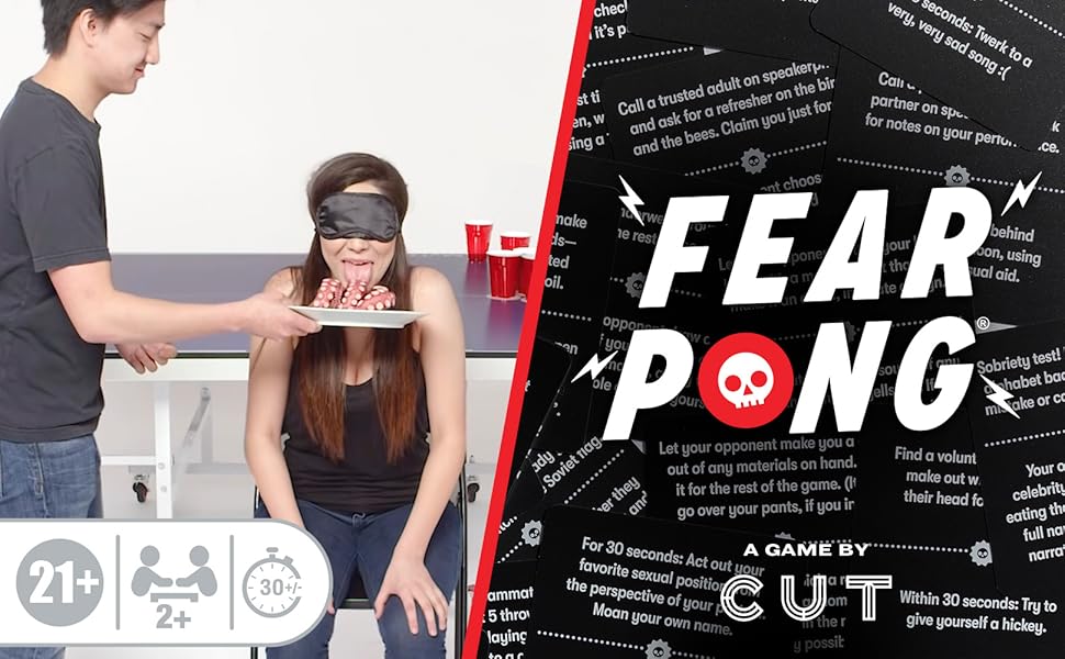 Fear Pong - Juego de fiesta para adultos de Cut Juego de