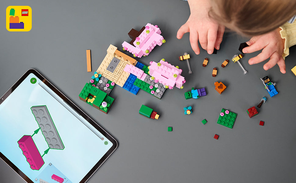 LEGO Minecraft The Cherry Blossom Garden juguete de