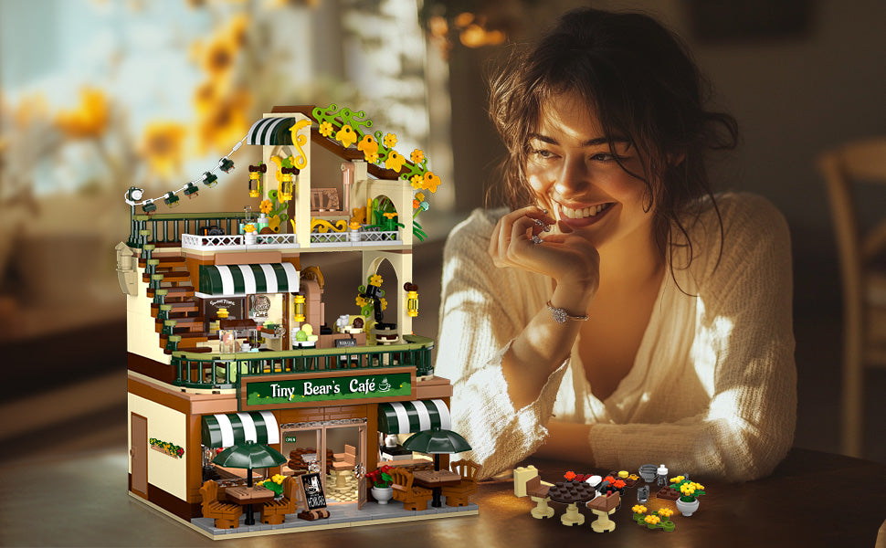 City Coffee House - Juego de construcción con luz 1173