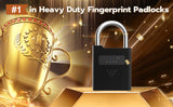 eLinkSmart Candado de huellas dactilares con llave de