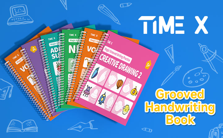 TIME X Magic Grooved Writing Practice Books Libros de