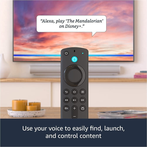 Fire Tv 4k Ultima Versión Control Por Voz Botones Directos
