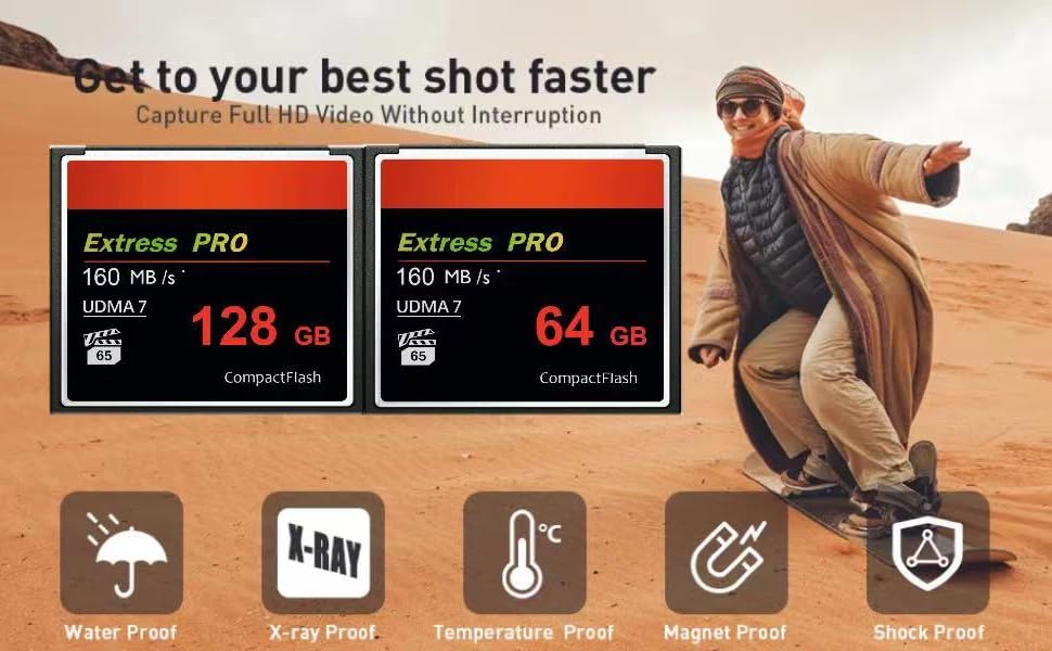 Tarjeta de memoria CF 32GB UDMA Velocidad hasta 120MB/s