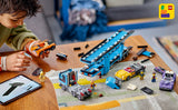 LEGO Camión transportador de autos urbanos con coches