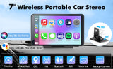 Estéreo inalámbrico portátil Carplay para automóvil