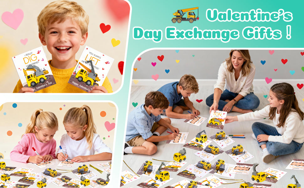 Tarjetas del día de San Valentín para el aula de los niños