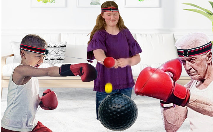 KANGHUANG Reflex Balls - Juego de diadema de boxeo para