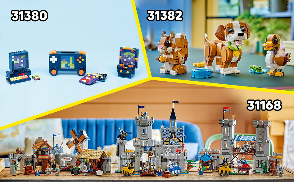 LEGO Creator 31385 - Animales marinos 3 en 1 hermosos