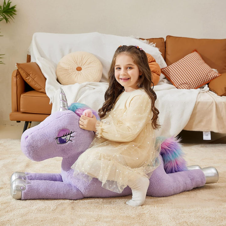 IKASA Animal de Peluche de Unicornio Gigante, Juguetes Suaves Grand...