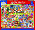 blanco Mountain Puzzles Holidays - Rompecabezas de 1000 piezas