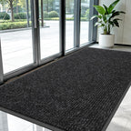 Tapete para puerta delantera, resistente e impermeable, tapete