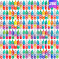 260 PCS Llaveros Pop a Granel Recuerdos de Fiesta, Juguetes Fidget para Niños a Granel Mini Llaveros Pop Juguetes Sensoriales Rellenos de Calcetines Navideños Piñata Premios de Cumpleaños Aula Paquete