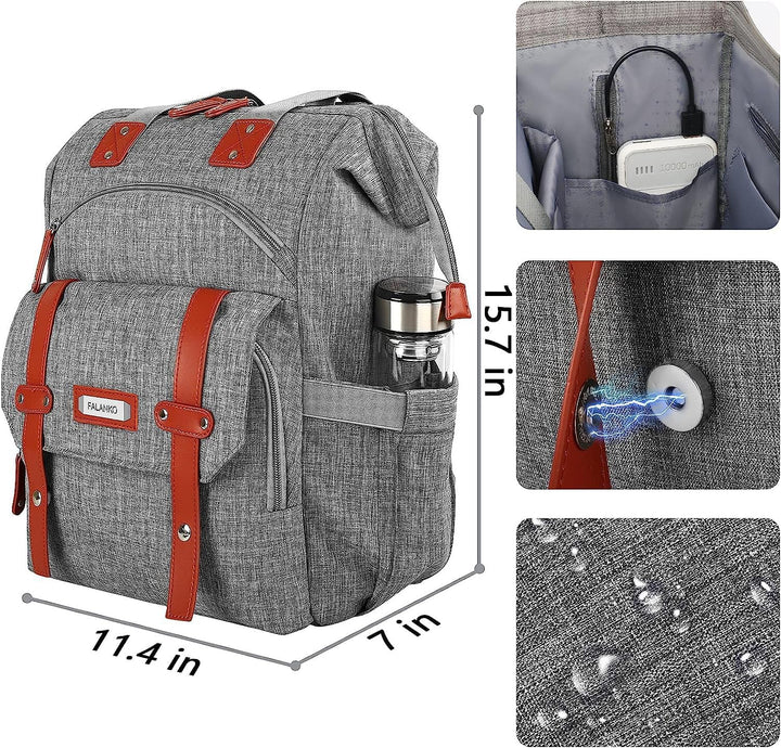 Mochila para ordenador portátil de 15.6 pulgadas Mochila para docto...