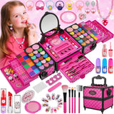 Juego de 99 piezas de maquillaje para niñas, juguetes de princesa,...