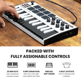 Akai Professional MPK Mini MK3 - Controlador de teclado MIDI USB de...