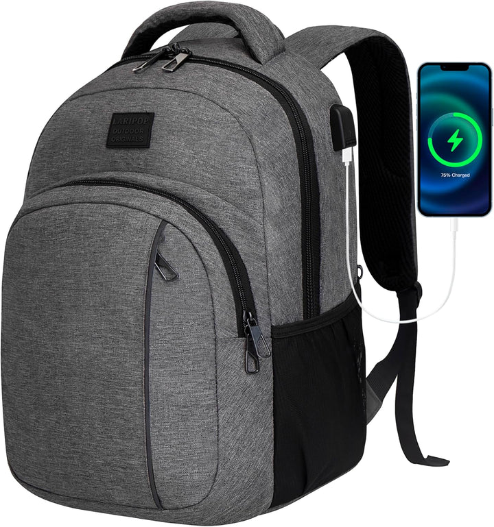 LARIPOP Mochila para laptop de viaje, de 15.6 pulgadas, mochila par...