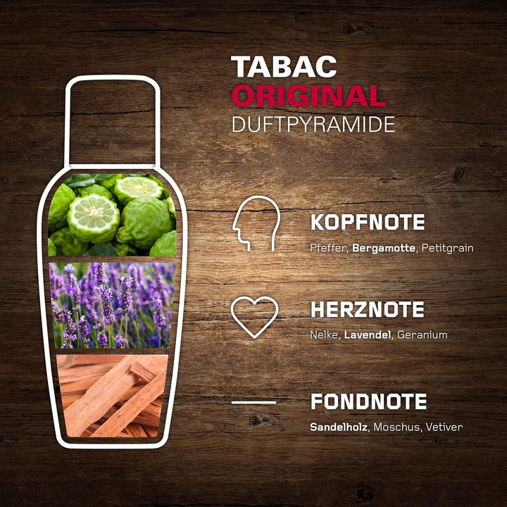 Tabac Original Aftershave para hombre de Maurer &amp; Wirtz, 3.4 onzas