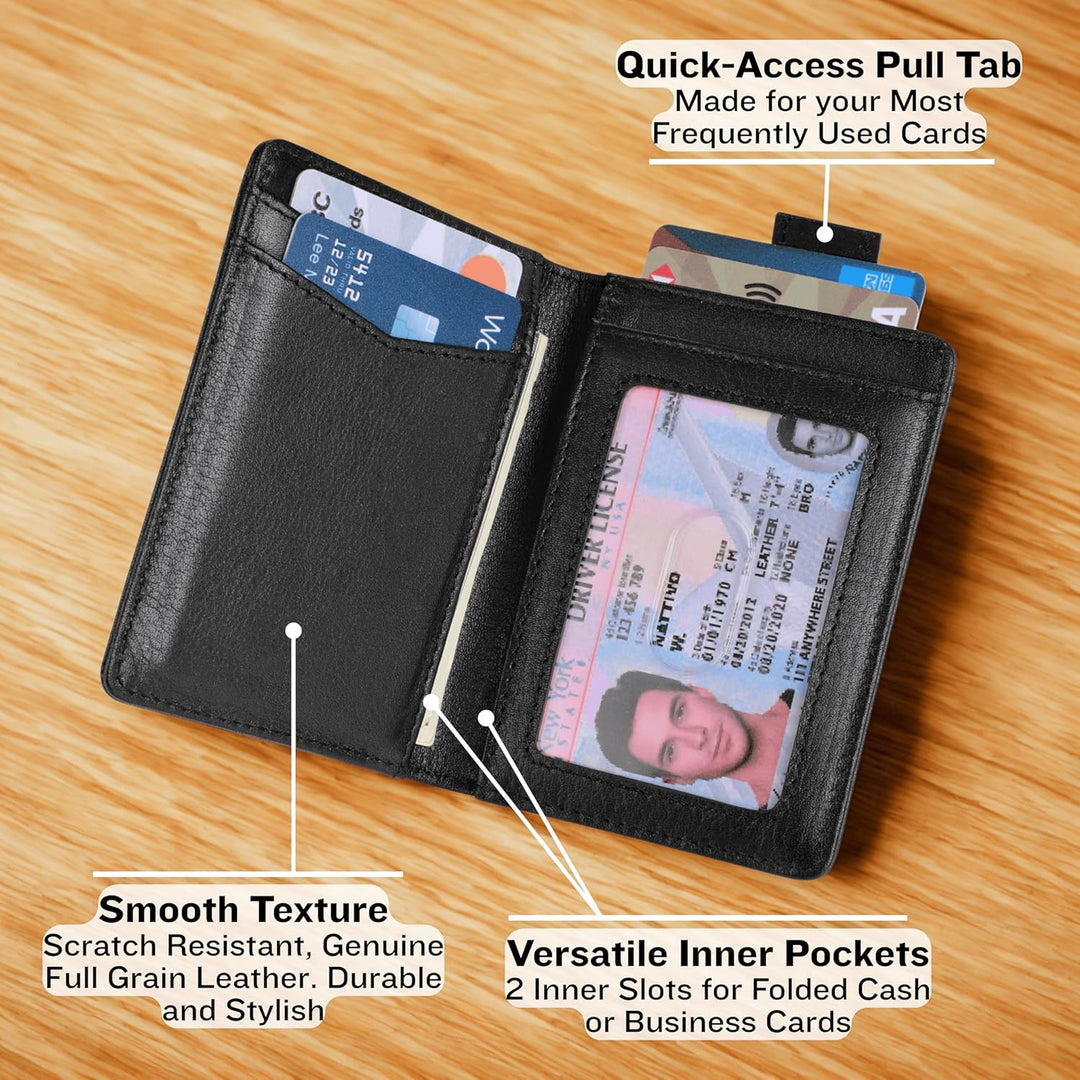 SparkMark Cartera delgada con bloqueo RFID para hombres | Cartera d...
