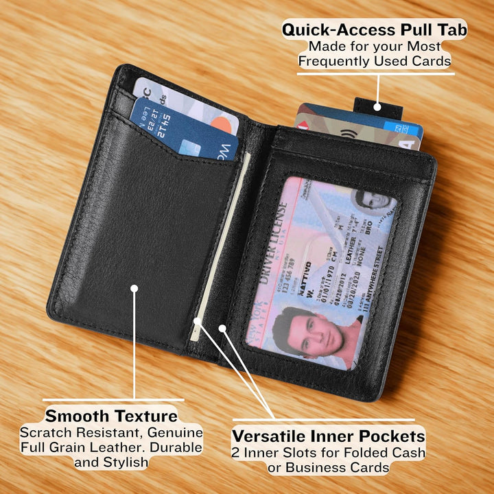 SparkMark Cartera delgada con bloqueo RFID para hombres | Cartera d...