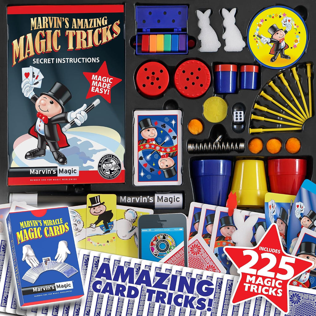 Marvin's Amazing Magic Tricks Deluxe Edition - Kit de 225 trucos, partir