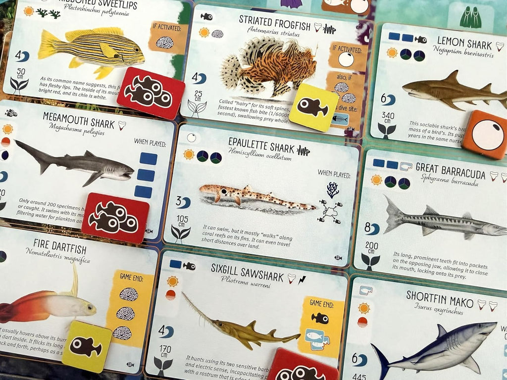 Stonemaier Games: Finspan: Expansión de tiburones y arrecifes de Michael