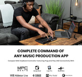 Paquete de estudio de grabación - Controlador de teclado MIDI USB A...