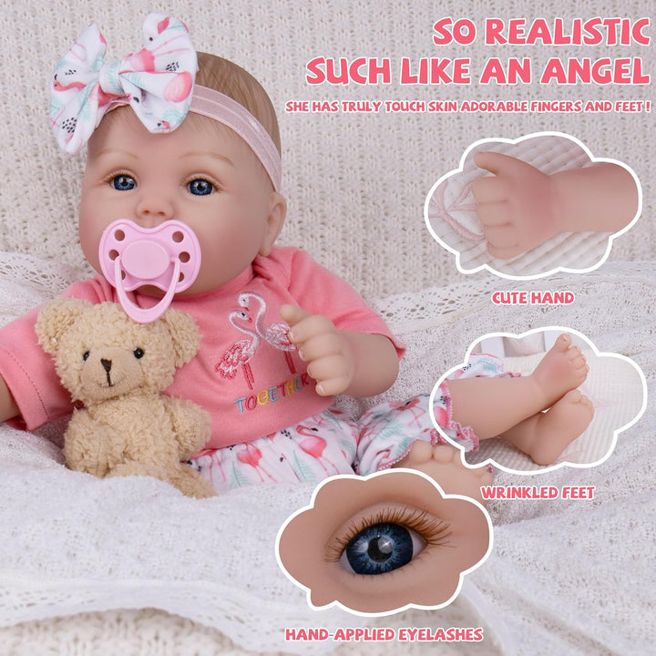 Milidool Muñecas Realistas de Bebé Reborn Niña - Muñecas de Bebé Re...