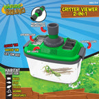 Nature Bound Kit 2 en 1 de Hábitat con Microscopio para Insectos y Otras Criaturas, Incluye Tapa y Microscopio Portátil Desmontable