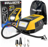 Bullseye - Inflador de neumáticos de automóvil de 12 V CC, compreso...