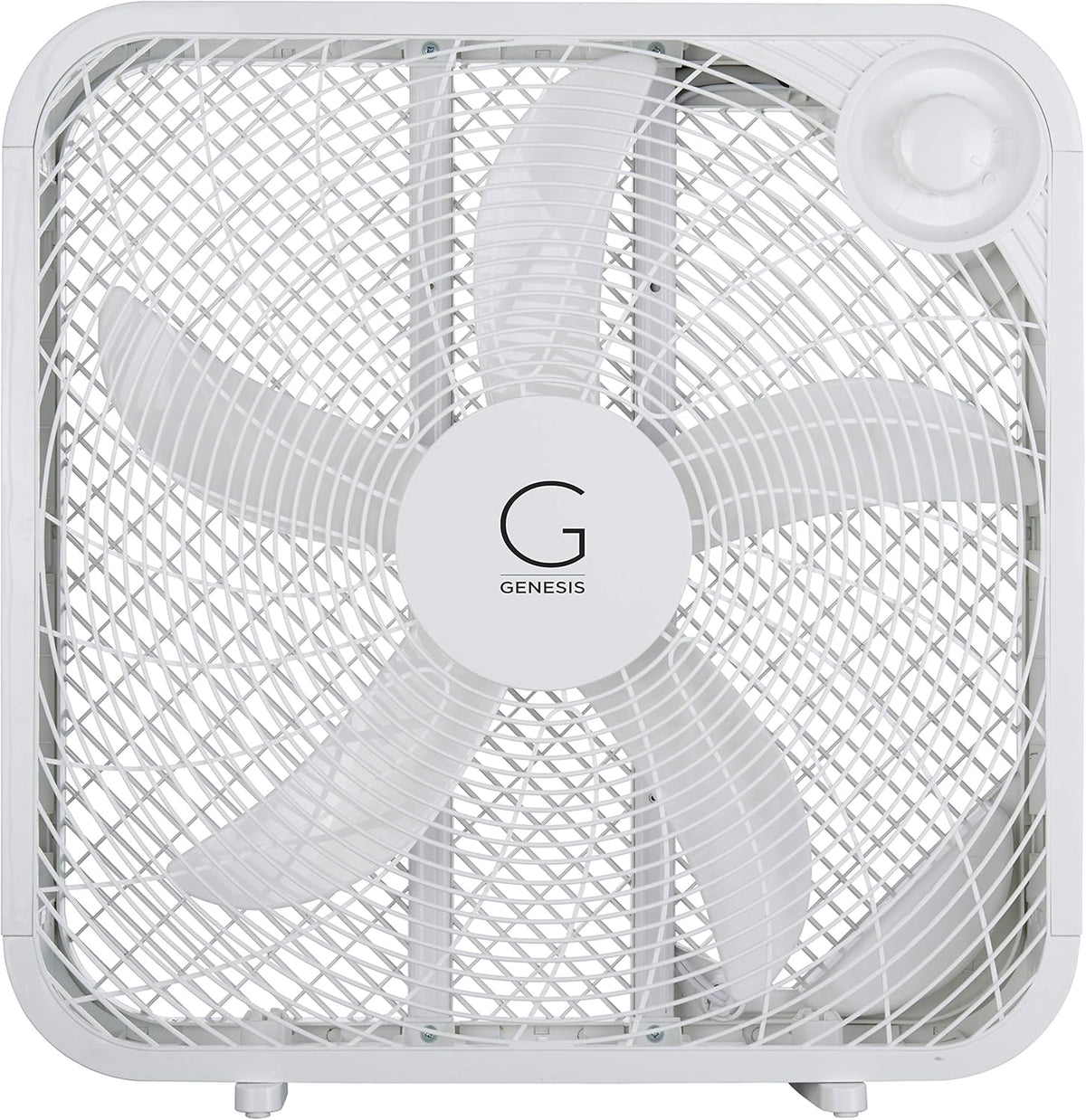 Genesis Ventilador de caja de 20 pulgadas, 3 ajustes, tecnología de...