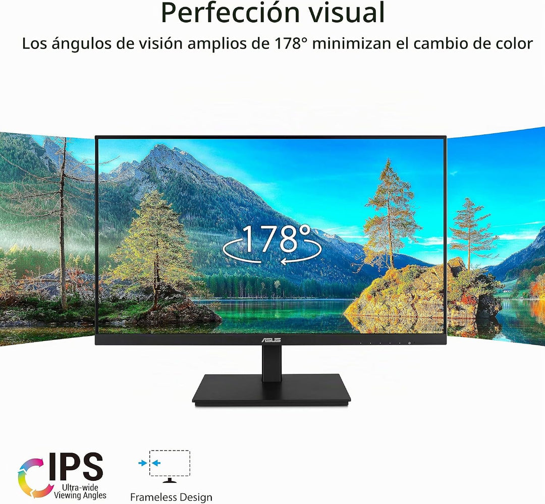 ASUS Monitor 1080P de 24 pulgadas (VA24DQSB) - Full HD, IPS, 75 Hz,...