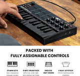Akai Professional MPK Mini MK3 - Controlador de teclado MIDI USB de...