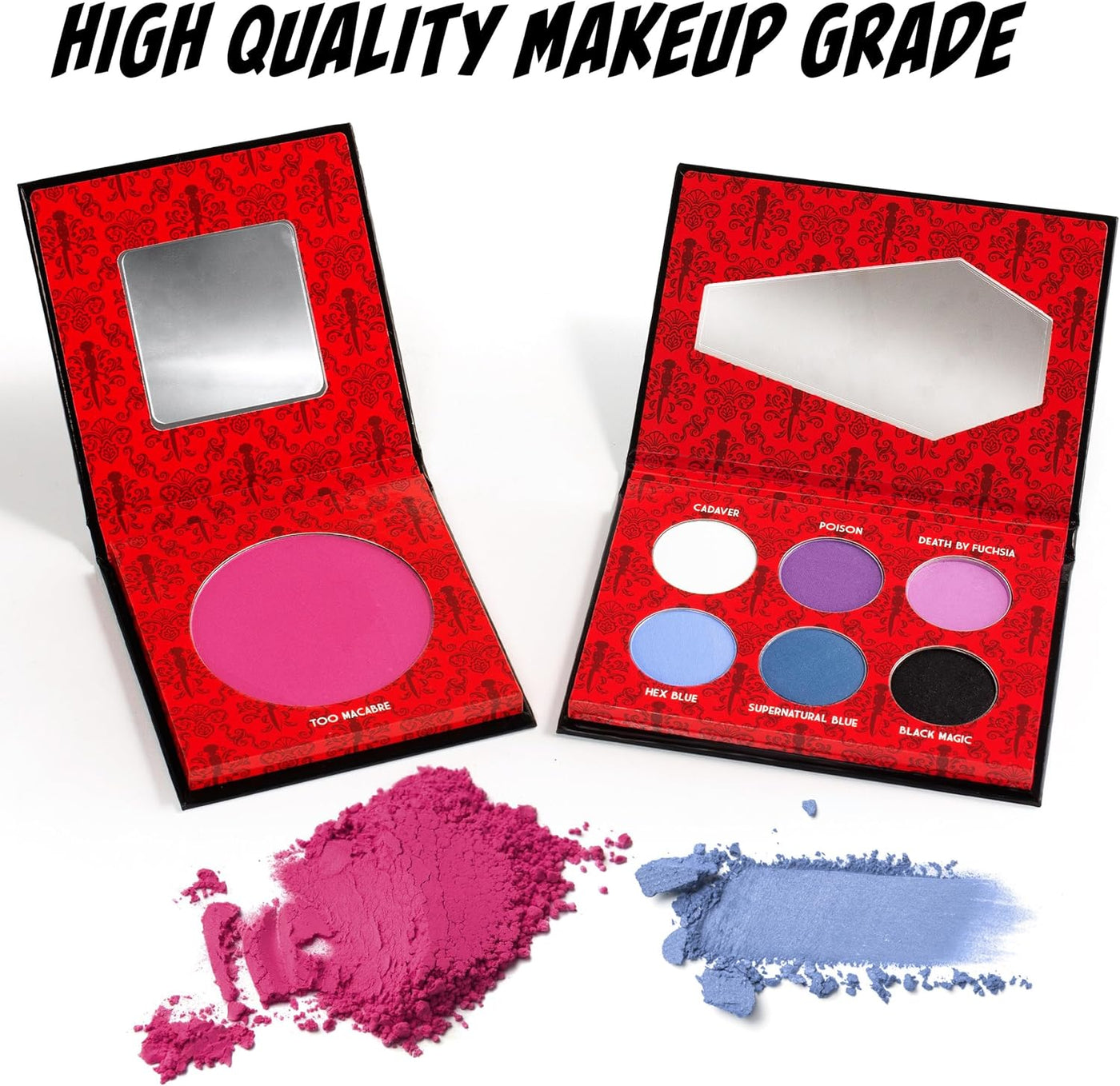 Rubies Kit de maquillaje con licencia oficial de Elvira, juego comp...