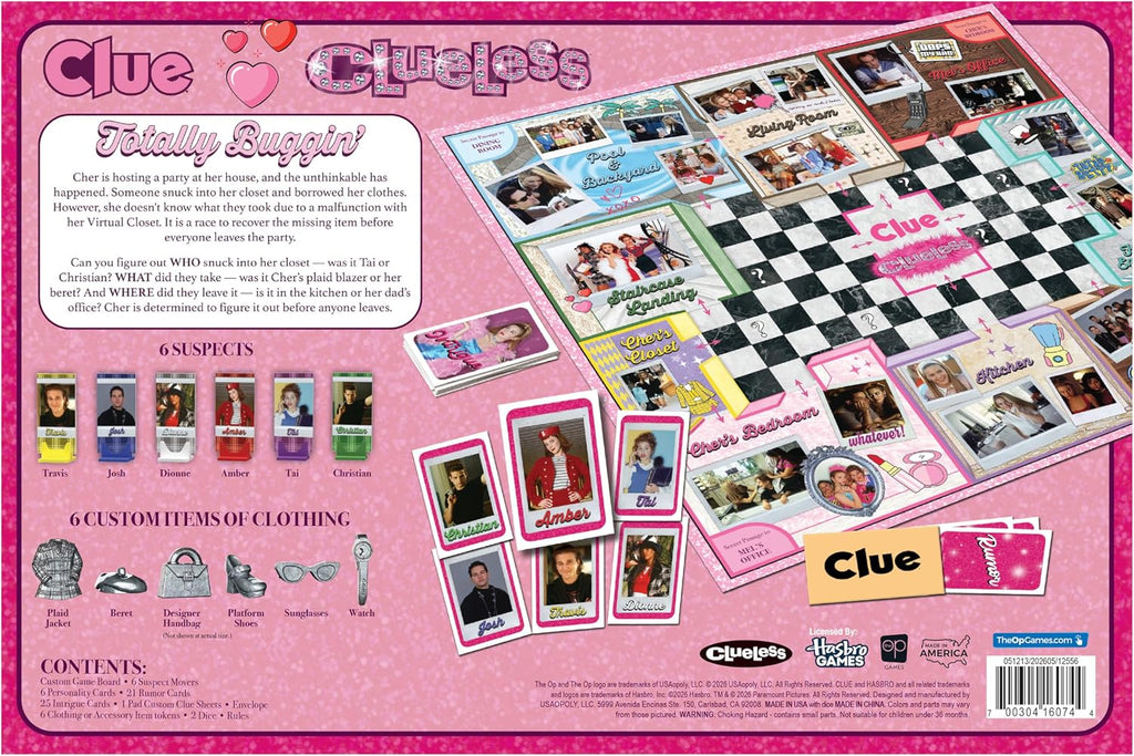 CLUE: Juego de mesa sin pista, explora, deduce y resuelve el misterio de la película de los 90